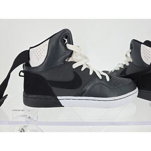 Nike Court Tranxition Mens Size 8.5 Black Mid Top Lace Up 537328-021